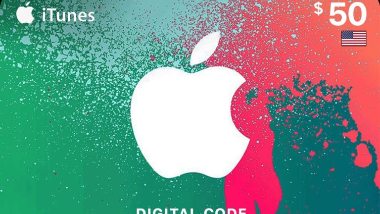 خرید گیفت کارت 50 دلاری اپل آیتونز آمریکا