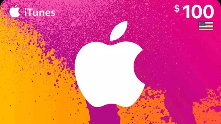 خرید گیفت کارت 100 دلاری اپل آیتونز آمریکا