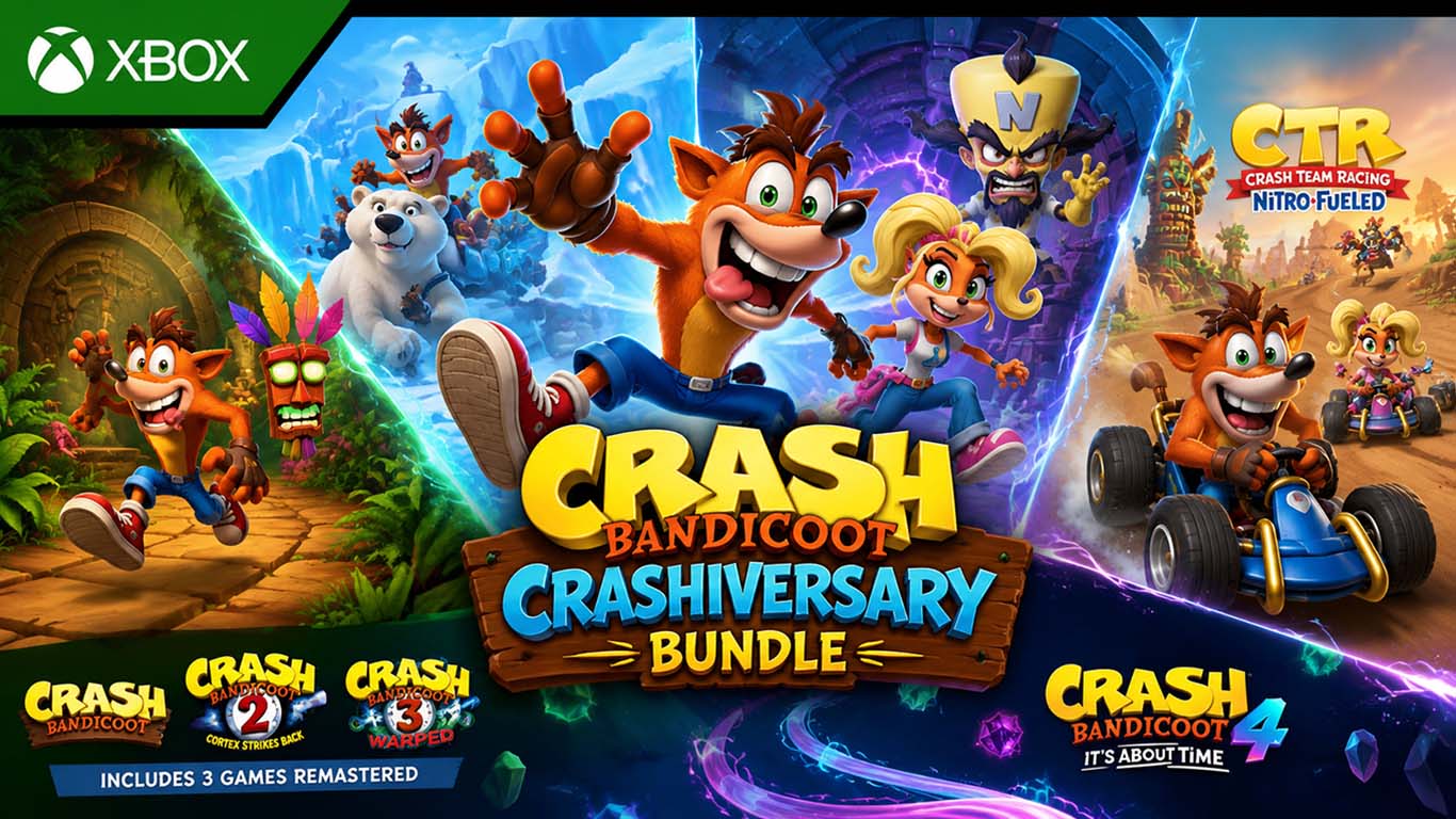 بازی Crash Bandicoot - Crashiversary Bundle ایکس باکس