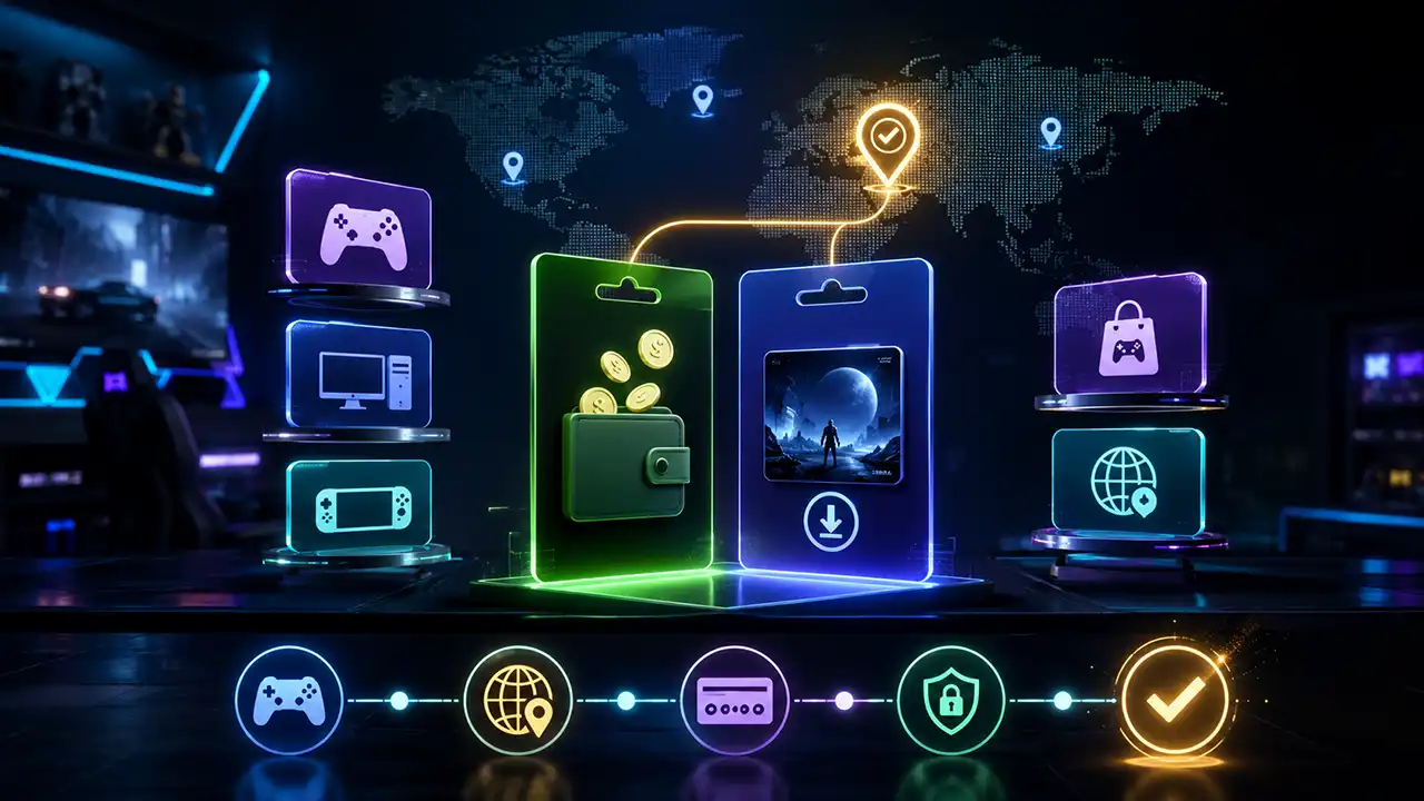 خرید گیفت کارت بازی