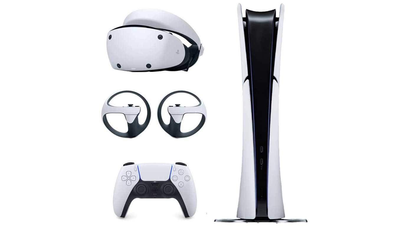 خرید پلی استیشن 5 اسلیم دیجیتال + هدست PS VR2