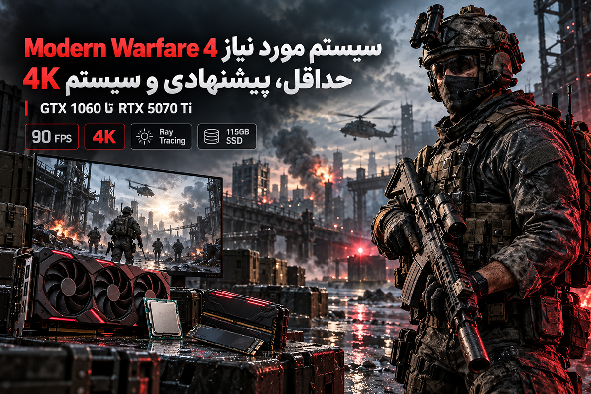 سیستم مورد نیاز Modern Warfare 4